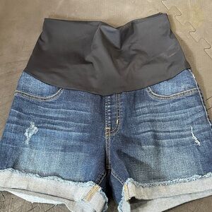 Just Black Maternity Denim Shorts